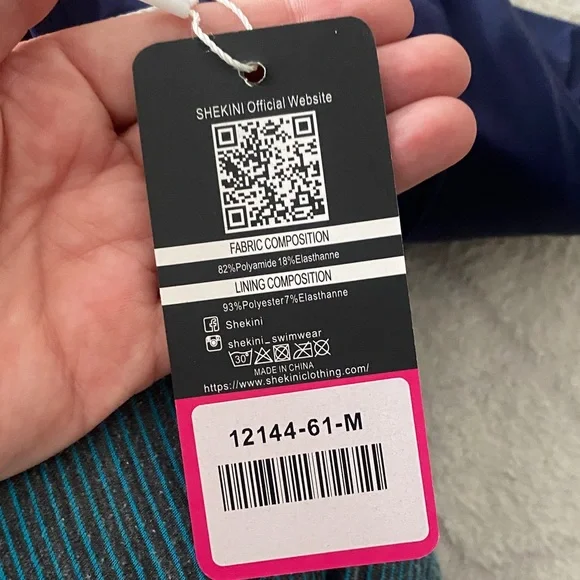 Dark Blue Bikini with Ruffle Accents - Picture 2 of 2